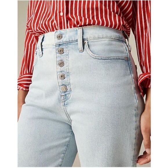 NWT J CREW Full-length slim wide-leg jean in Doriel wash - Picture 4 of 8